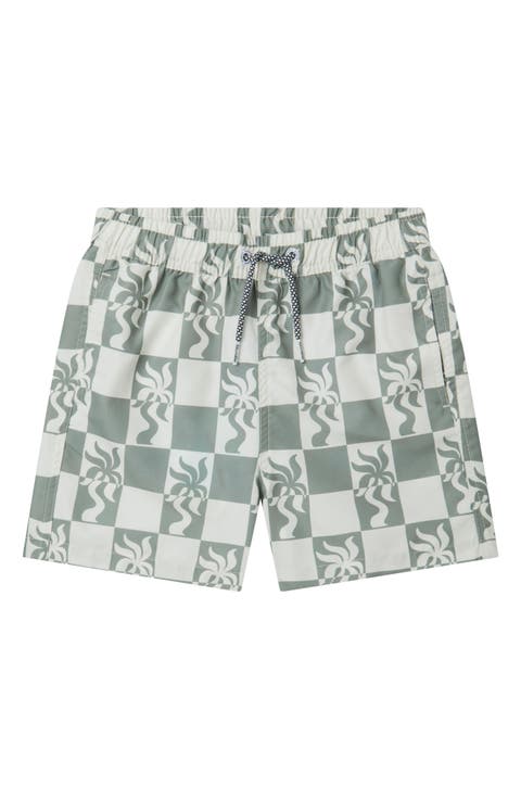 Kids' Clara Palm Swim Trunks (Toddler, Little Kid & Big Kid)