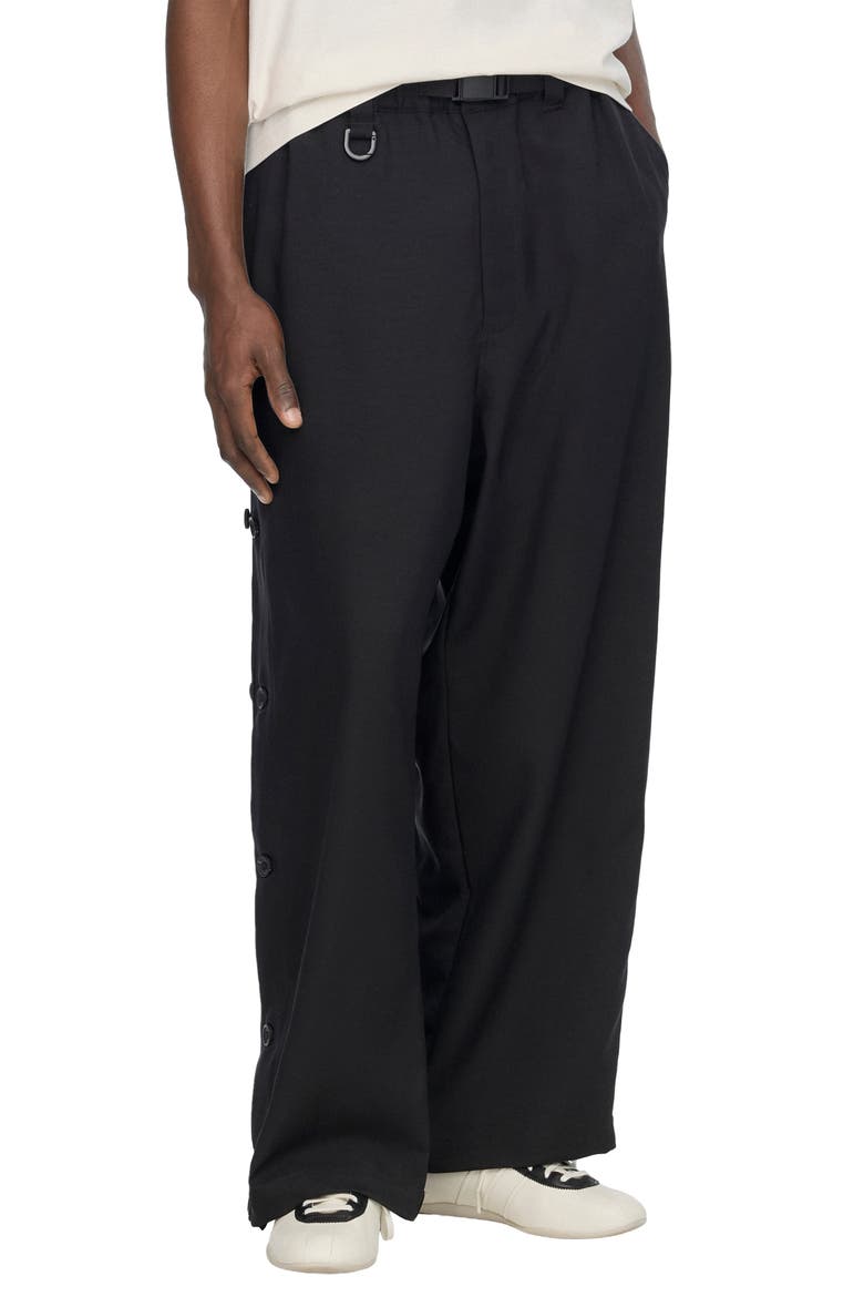 Uniform Adaptive 3-Stripes Pants, Main, color, BLACK