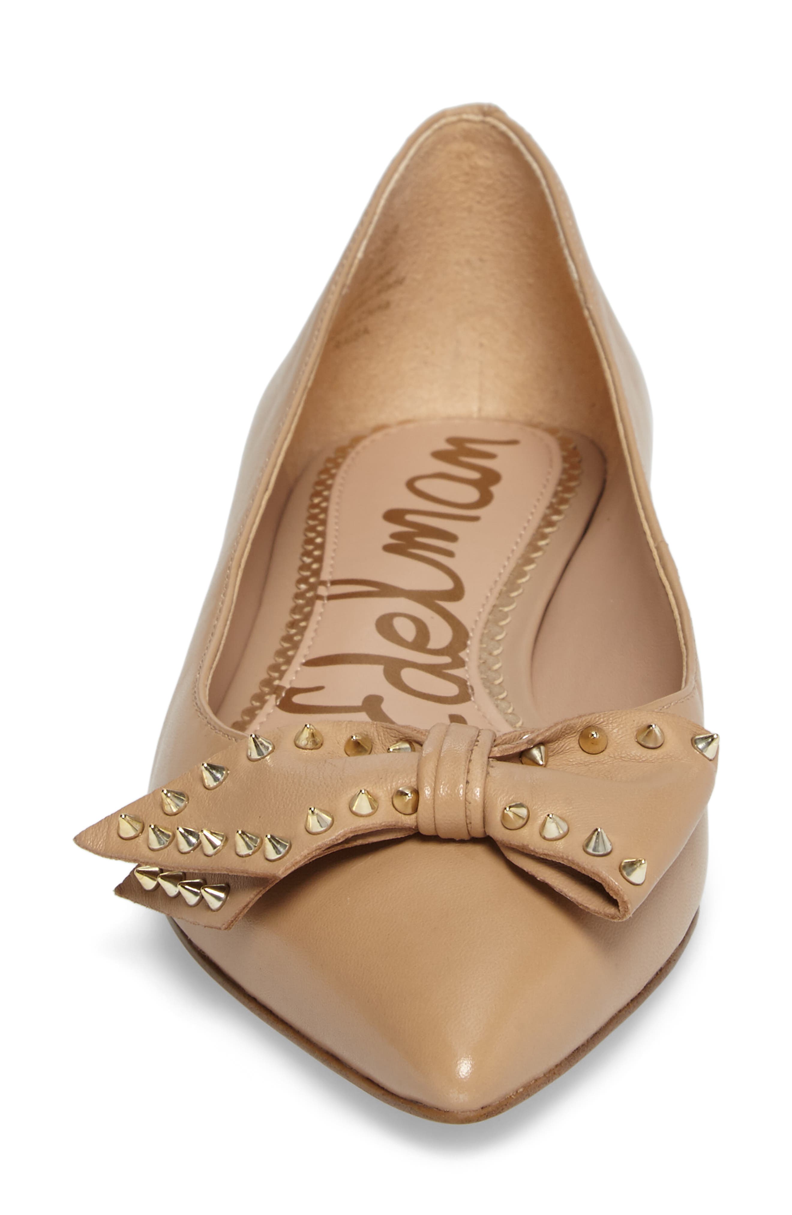 Raisa Bow Flat, Alternate, color, CLASSIC NUDE