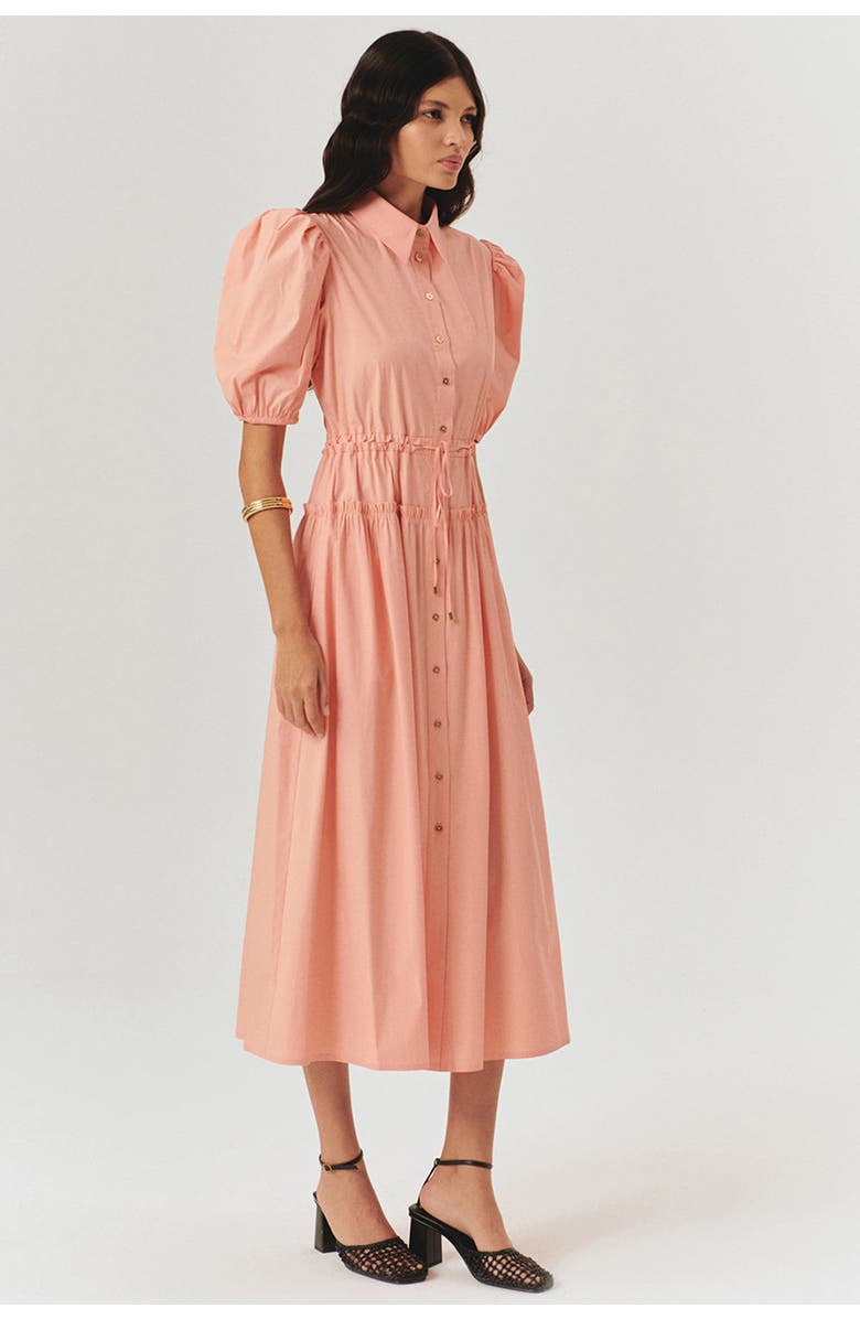 Exquise Kamryn Midi Dress, Alternate, color, Salmon