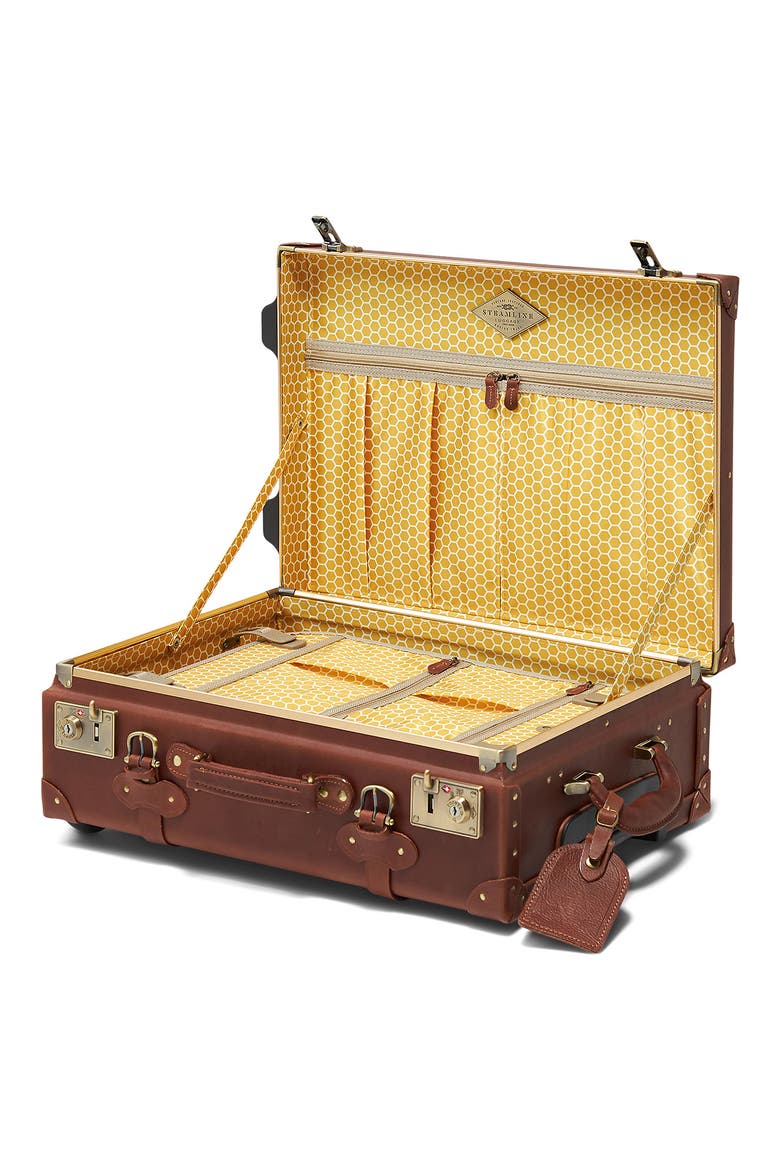 The Pioneer 20-Inch Rolling Carry-On, Alternate, color, BROWN