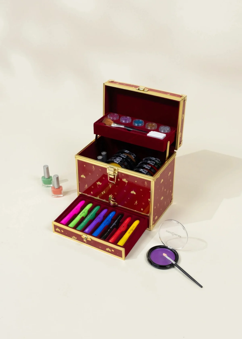 Premium Fantasy Makeup Set & Metallic Case - 35pcs