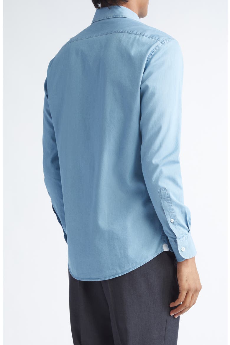 Denim Button-Up Shirt, Alternate, color, LIGHT BLUE