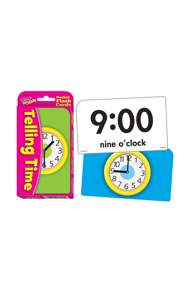 TREND Enterprises Time & Money Flash Cards Bundle, Alternate, color, Multicolored
