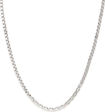 Men's Box Chain Necklace