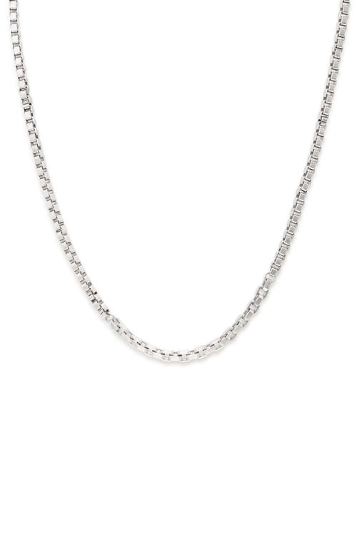 ALLSAINTS BOX CHAIN NECKLACE 