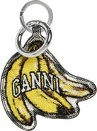 キーホルダー・キーリング Ganni FW25 Banana Keyring Velvet (A6812 099) Ganni Banana Keyring Velvet | Saks Fifth Avenue