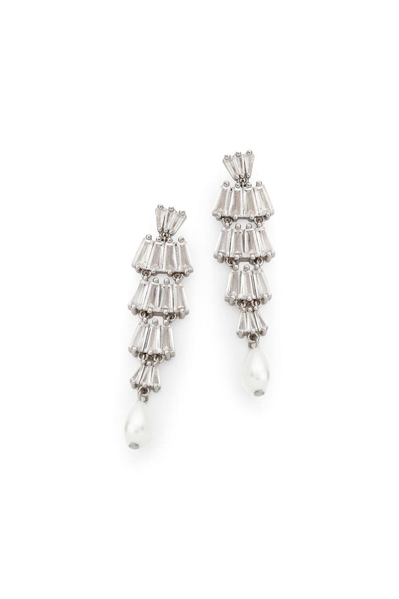Elora Drops, Main, color, Silver