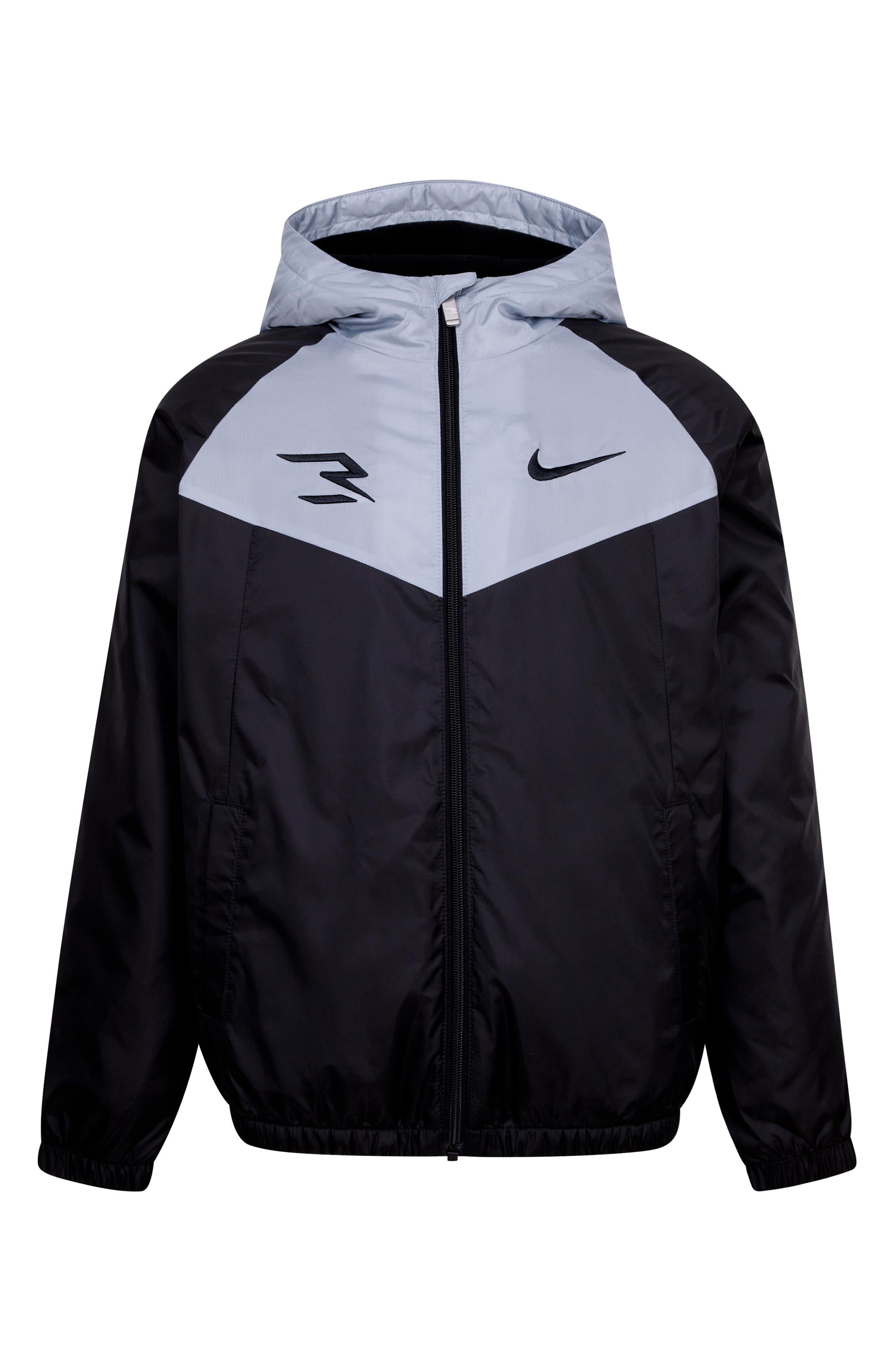 3 Brand Kids' Fleece Lined Windrunner Jacket