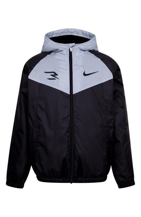 Kids' Fleece Lined Windrunner Jacket (Big Kid)