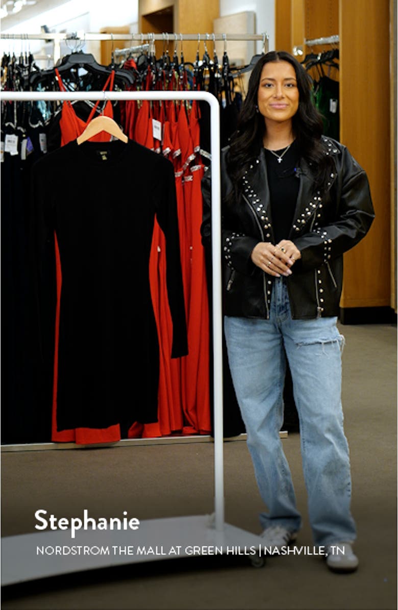 Catalina Long Sleeve Minidress, sales video thumbnail