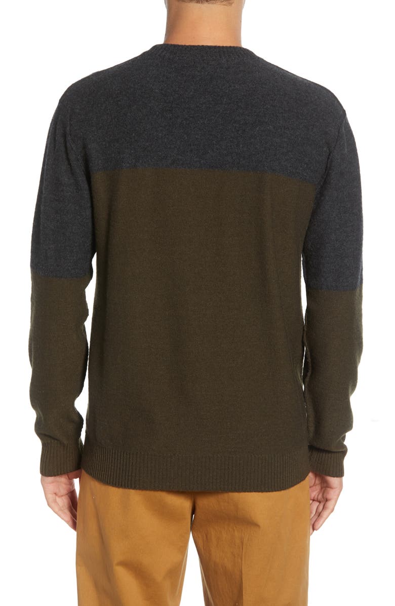 French Connection Regular Fit Felted Wool Blend Sweater, Alternate, color,