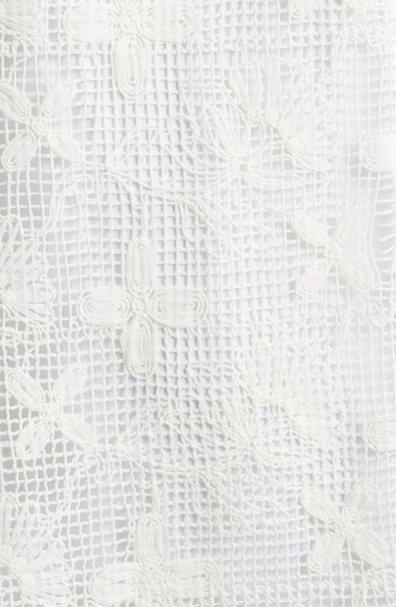 Lucy Paris Cara Lace Midi Dress, Alternate, color, Cream