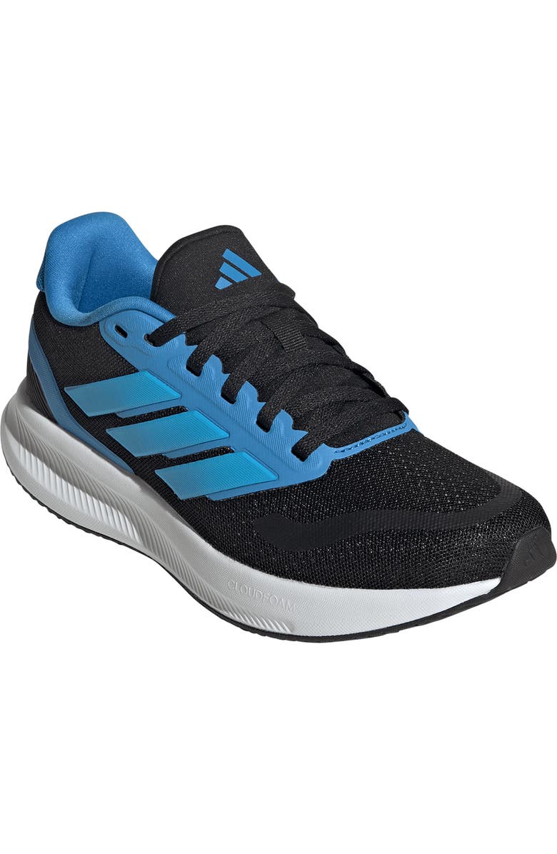 adidas Kids' Run Falcon 5 Running Shoe, Main, color, Black/ Aquamarine/ Ray Blue