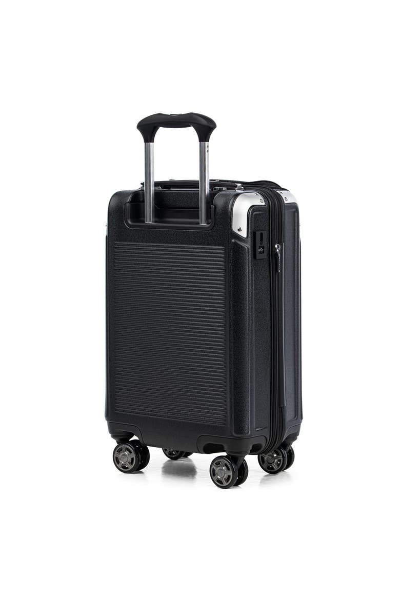 Platinum Elite Hardside Expandable 21" Carry On, Fits up to 15.6" Laptop, Alternate, color, Shadow Black
