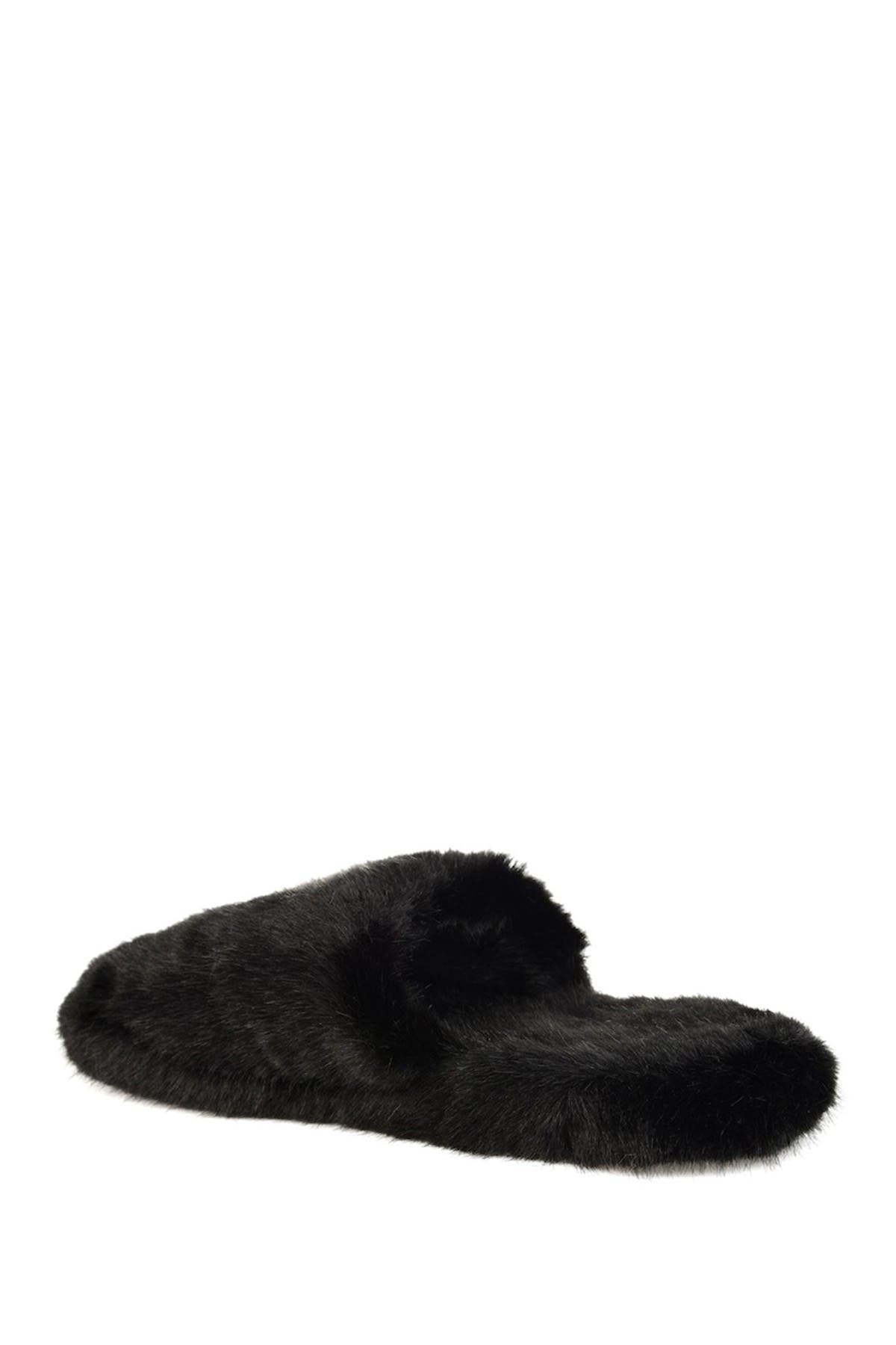 Journee Collection Cozy Faux Fur Slipper, Alternate, color, 