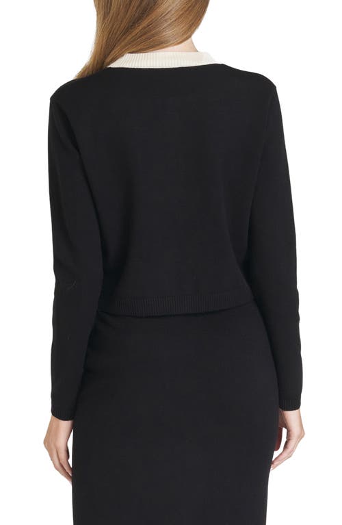 WAYF WAYF CATHERINE CONTRAST TRIM CARDIGAN 
