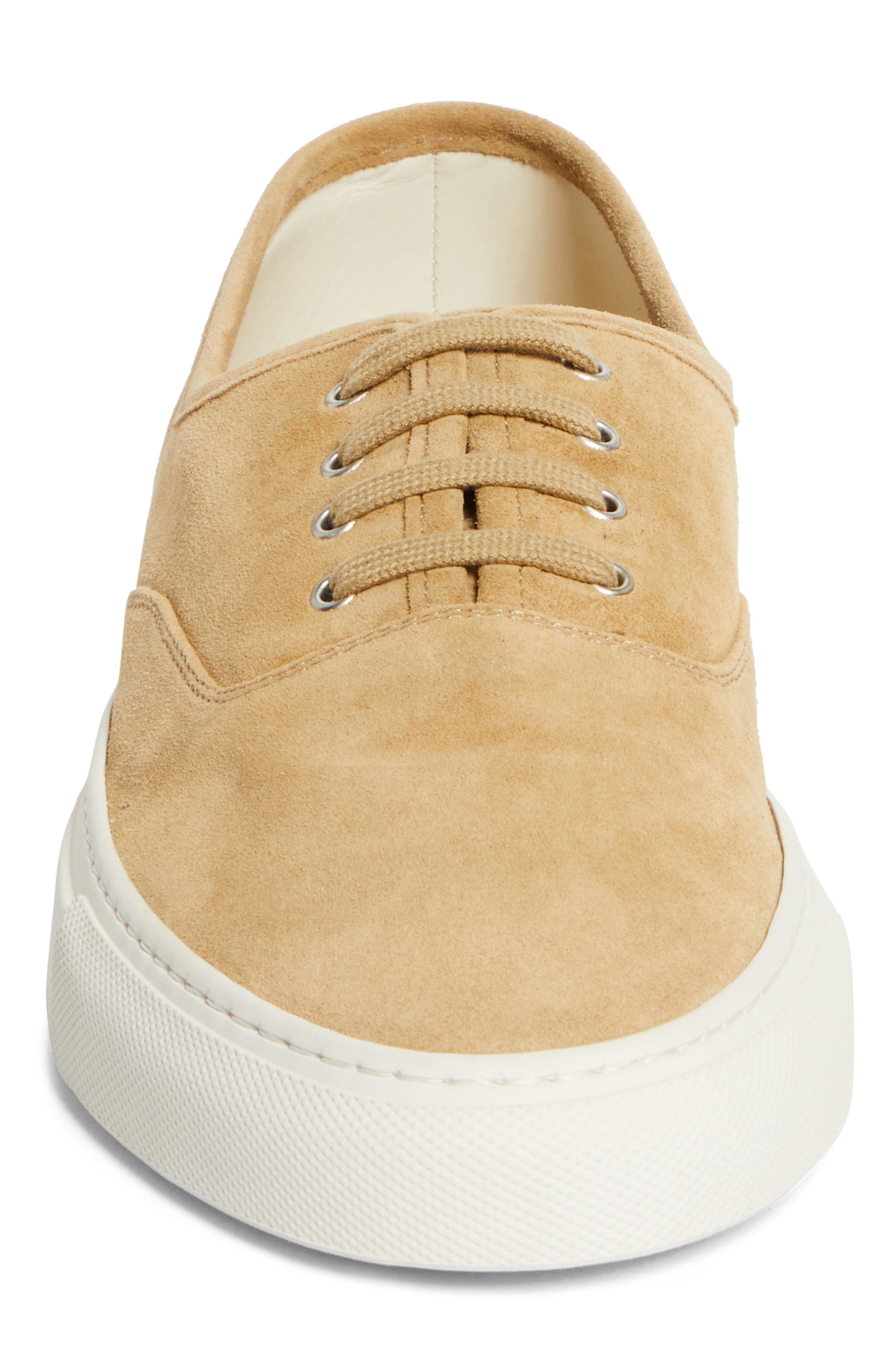 Four Hole Slip-On Sneaker, Alternate, color, BIEGE