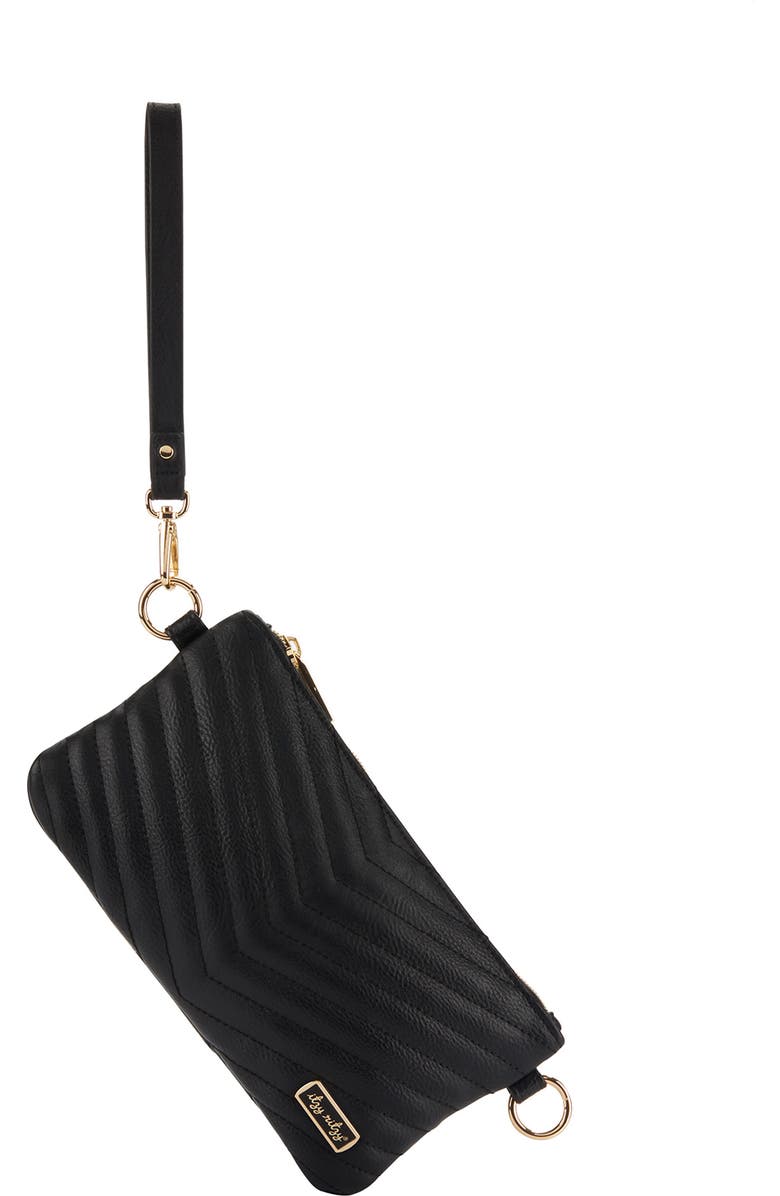 Itzy Ritzy Boss Convertible Faux Leather Clutch, Alternate, color,