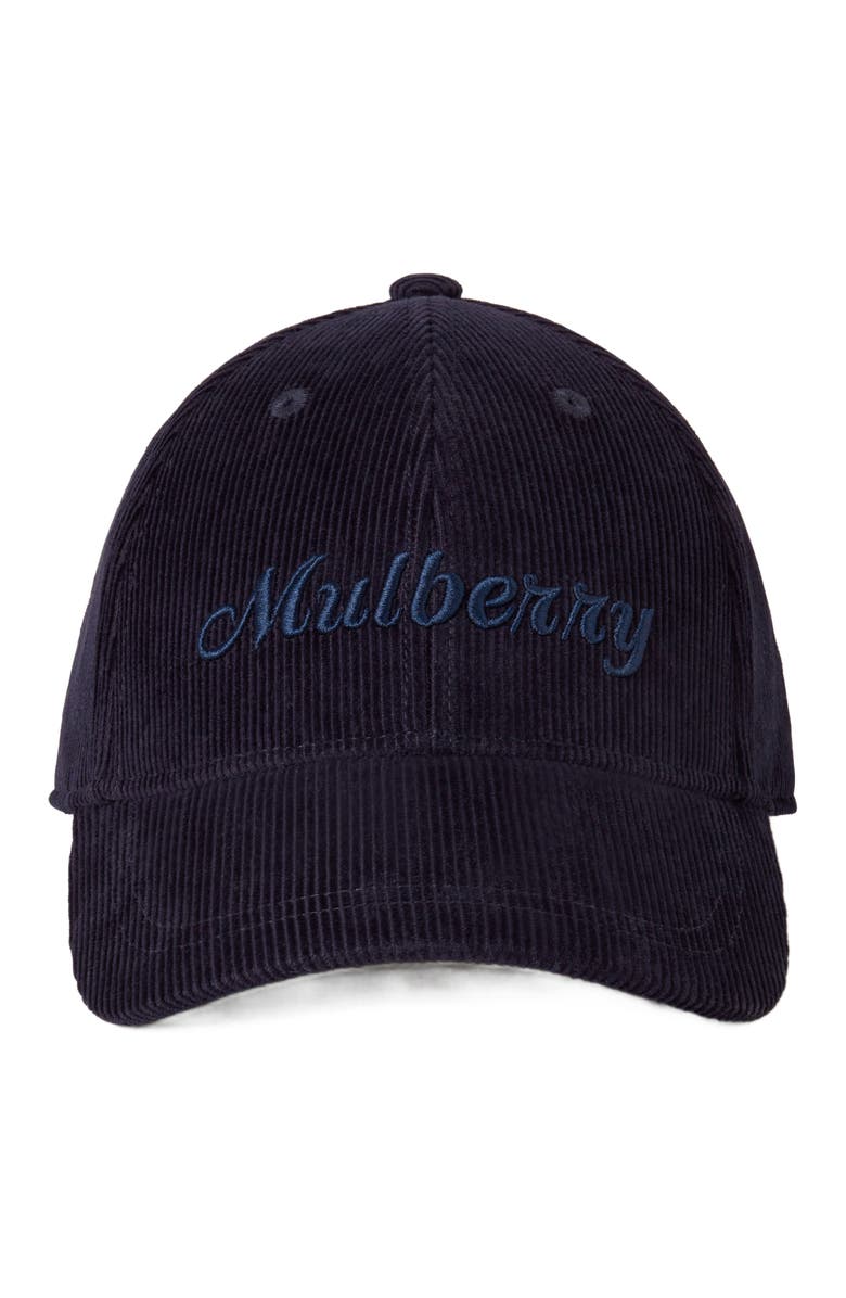 Mulberry Corduroy Baseball Cap, Main, color, Night Sky