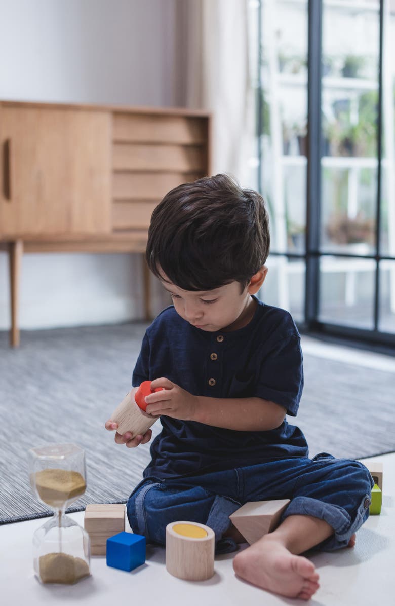 PlanToys<sup>®</sup> Geo Matching Block Playset, Alternate, color, Assorted