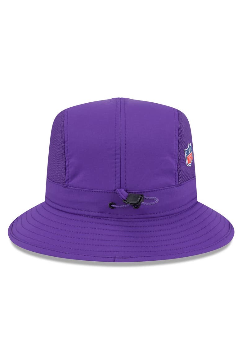Men's New Era Purple Minnesota Vikings 2025 Sideline  Bucket Hat, Alternate, color, Purple