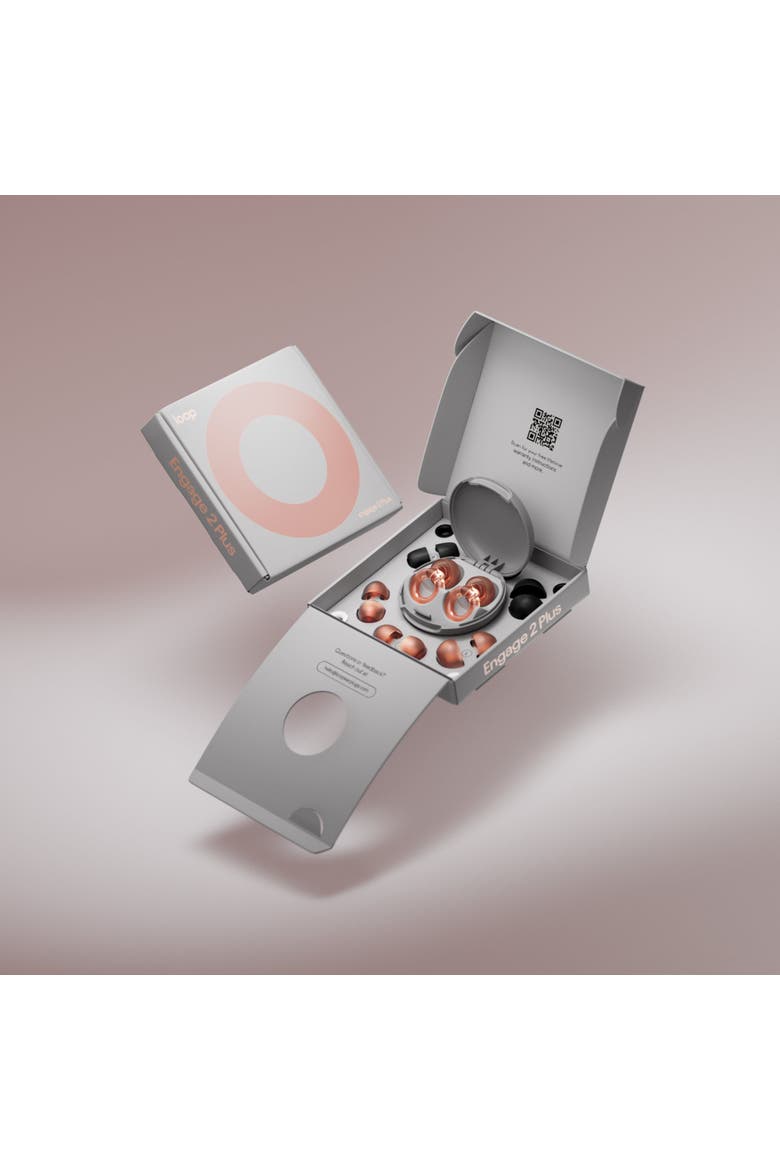 Engage 2 Plus Earplugs for Social Gatherings, Conversation, Parenting & More, Alternate, color, Rose