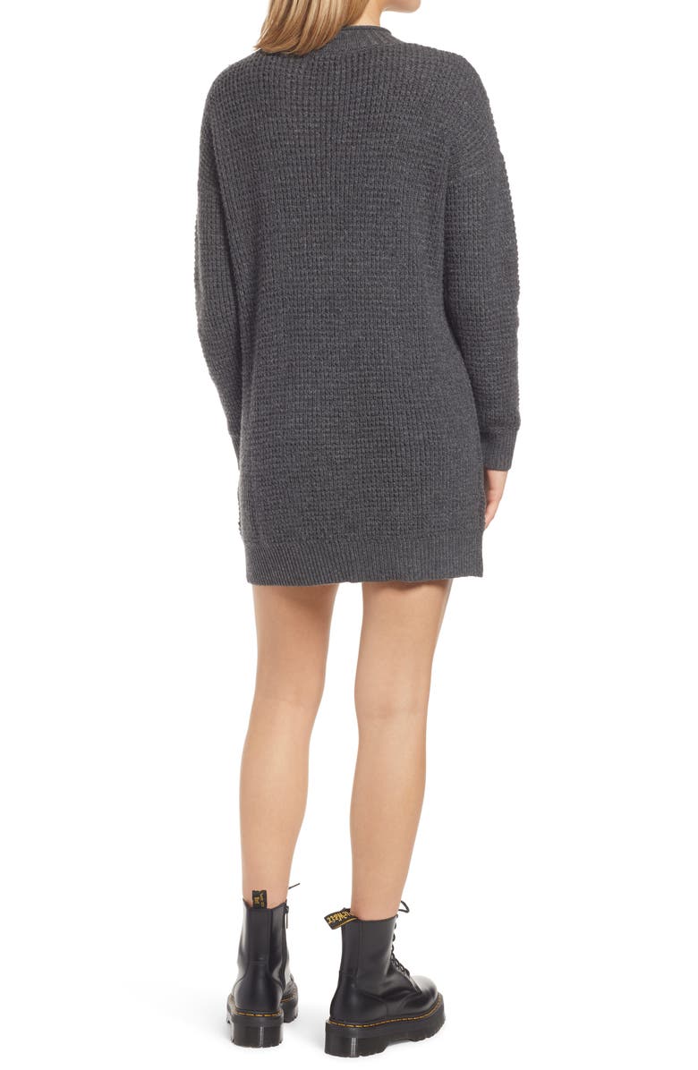 BP. Cable Knit Sweater Dress, Alternate, color,