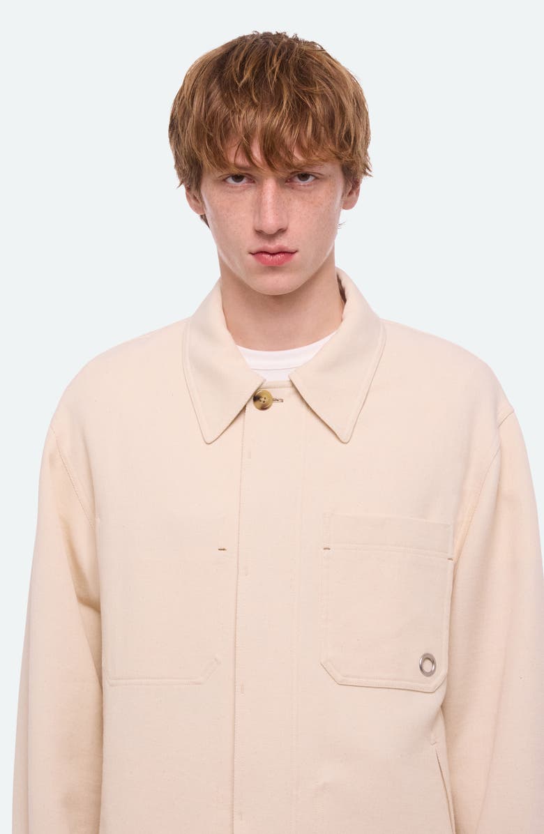 Helmut Lang Sailor Cotton Button-Up Overshirt, Alternate, color, 
