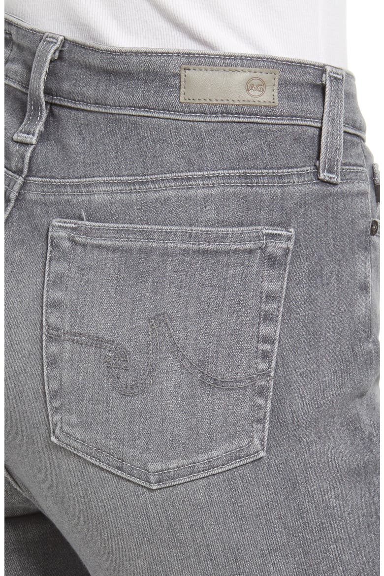 Mari High Waist Slim Straight Leg Jeans, Alternate, color, UNPAVED