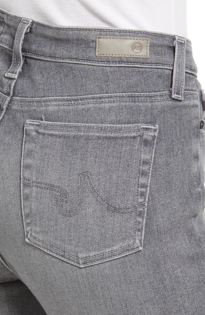AG Mari High Waist Slim Straight Leg Jeans, Alternate, color, 