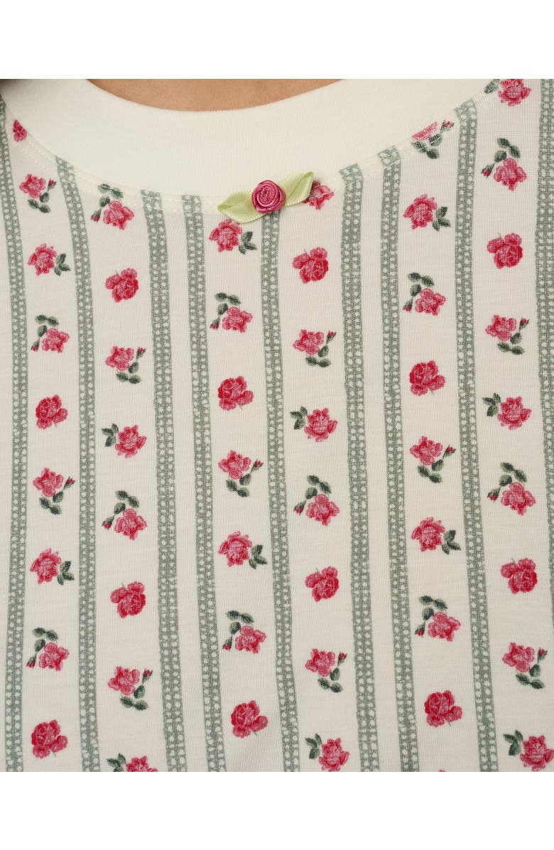 WeWoreWhat Sleep Boxer Pant, Alternate, color, Ivory Multi