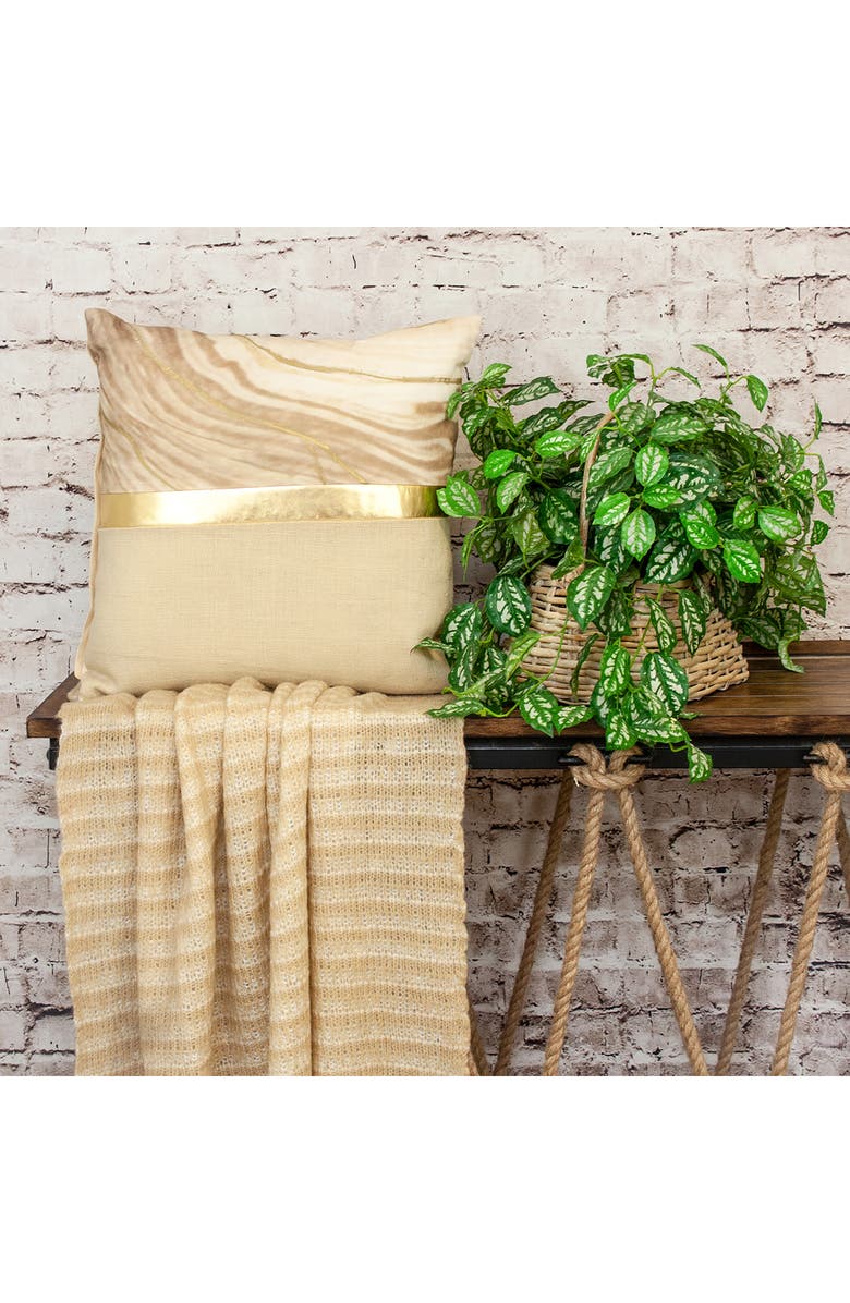 PARKLAND COLLECTION Stripe Accent Pillow, Alternate, color, 