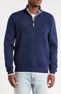 T.R. PREMIUM Quarter-Zip Mock Neck Sweater
