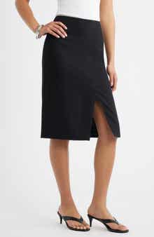 Icon Twill Pencil Skirt