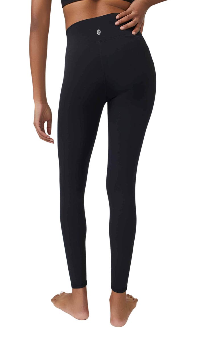 Free People FP Movement Never Better High Waist Leggings, Alternate, color, Black