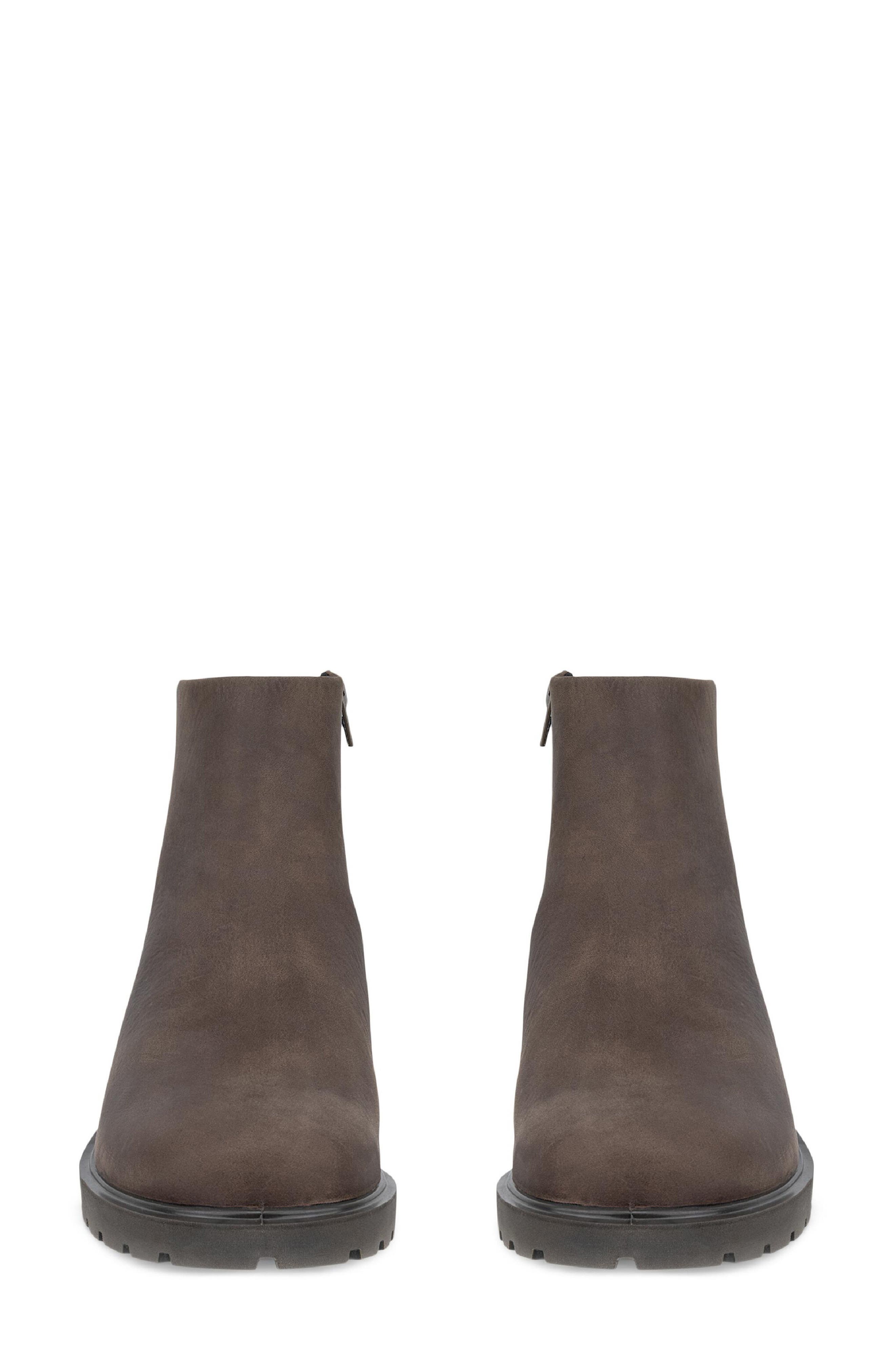 Metropole Vienna Waterproof Leather Bootie, Alternate, color, DARK CLAY