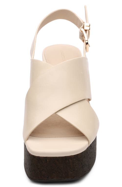 Sanctuary Nouveau Platform Wedge Sandal In Eco Natural