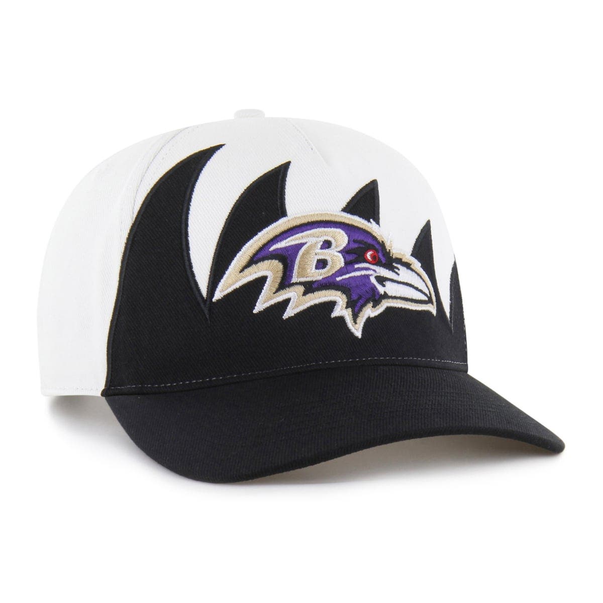 '47 Men's '47 White Baltimore Ravens Jagged Hitch Adjustable Hat (Men ...