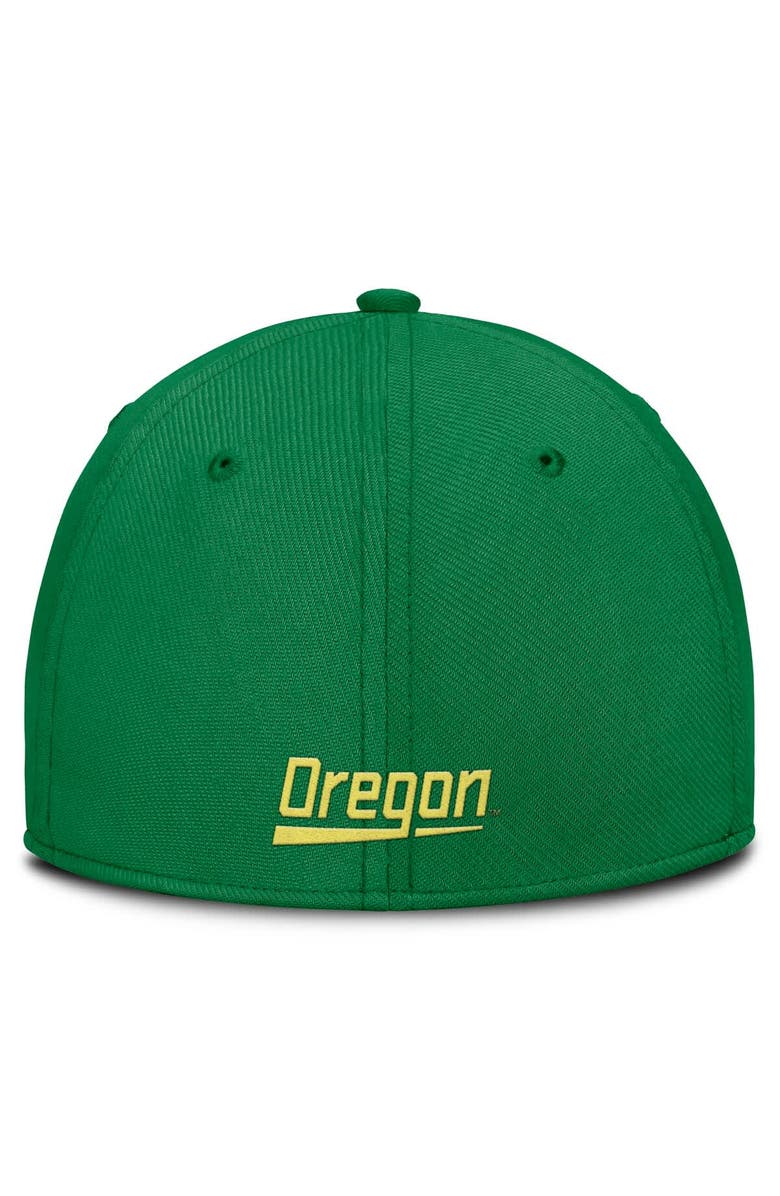 Nike Men's Nike Green Oregon Ducks 2025 Dugout Coaches Rise Swoosh Performance Flex Hat, Alternate, color, Green