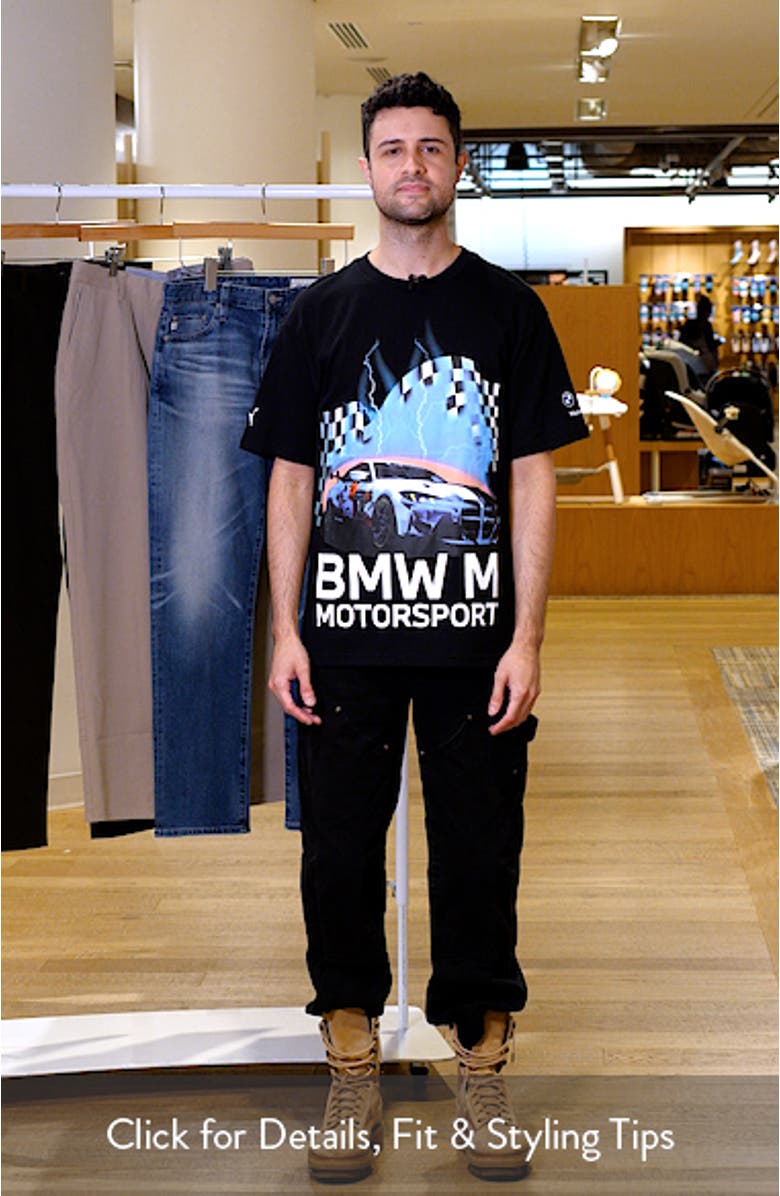 x BMW M Motorsport Cotton Graphic T-Shirt, sales video thumbnail