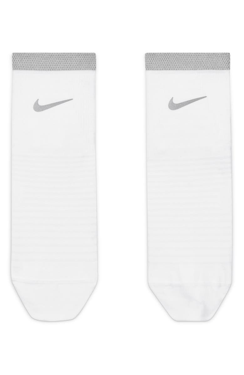 Nike Spark Lightweight Ankle Socks, Main, color, White/ Reflect Silver
