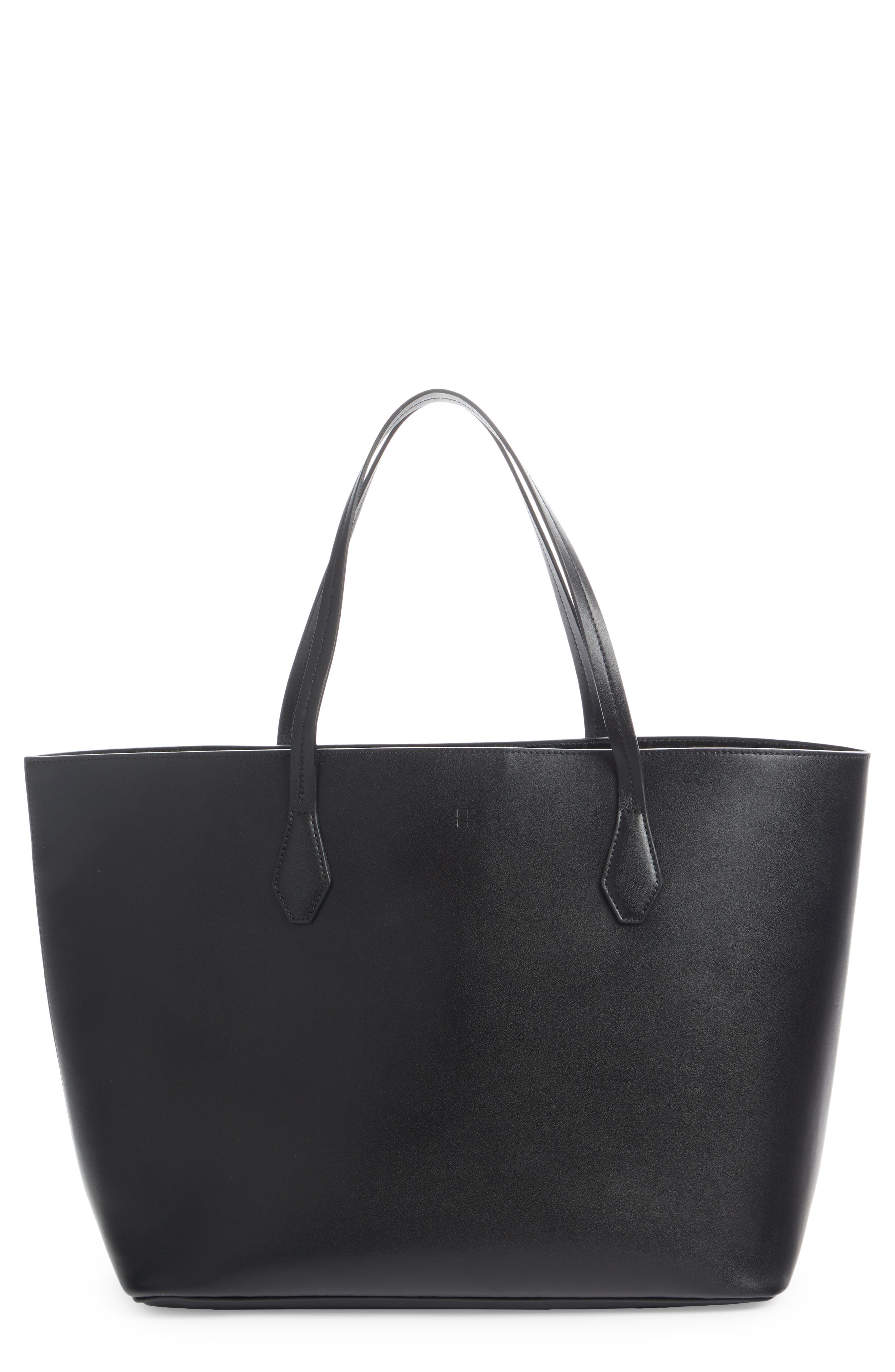 Givenchy Leather Shopper, Main, color, 
