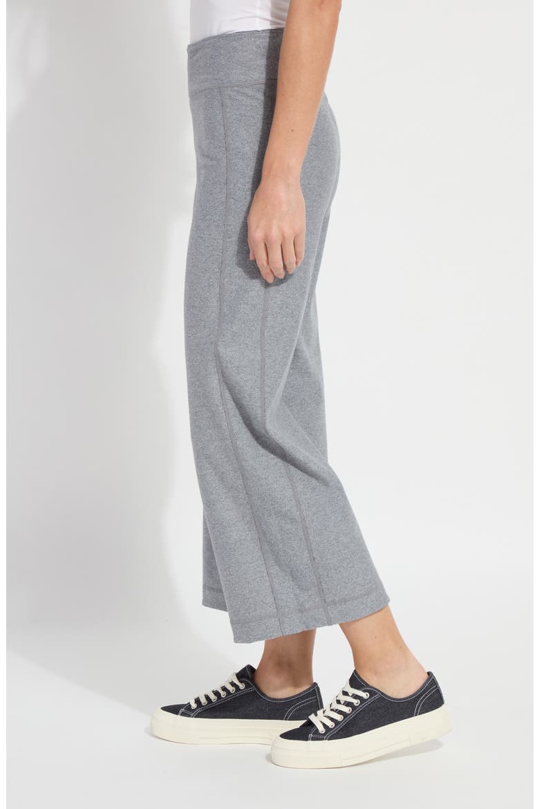 Jovie Reversible Pull-On Crop Wide Leg Pants, Alternate, color, TRUE NAVY/ GREY MELANGE
