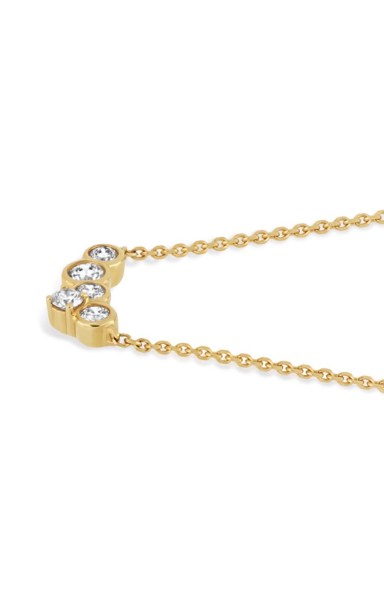 Bony Levy 18K Gold Monaco Diamond Bezel Pendant Necklace, Alternate, color, 