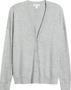 Nordstrom Asymmetrical Wool Blend Cardigan