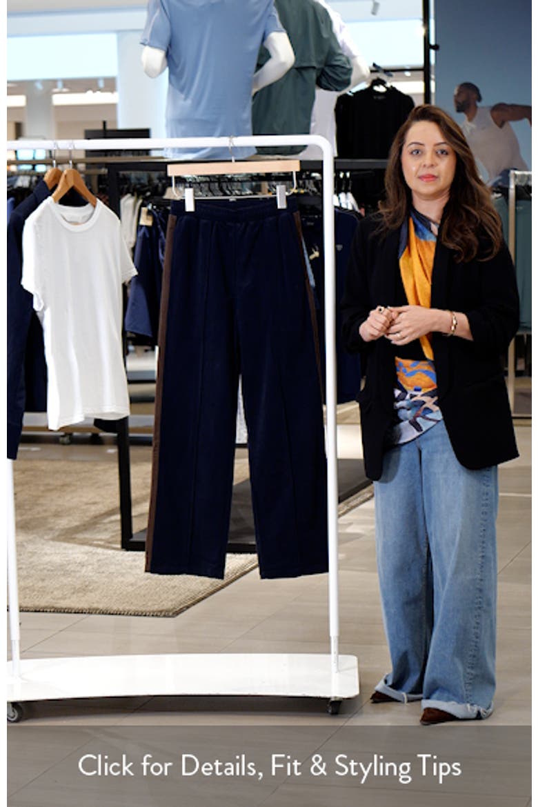 Lucille Velvet Track Pants video