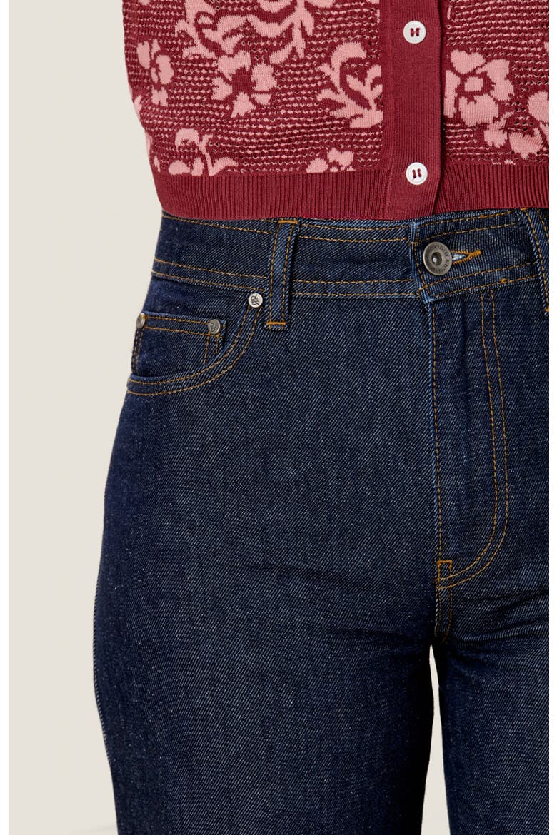 Willa Cuffed Denim Pants, Alternate, color, Mercer Wash