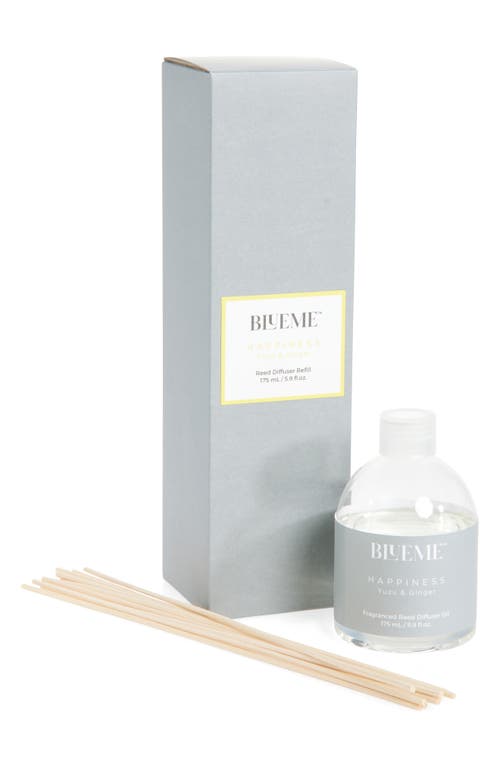 Blueme Happiness Small Reed Diffuser Refill In Gray
