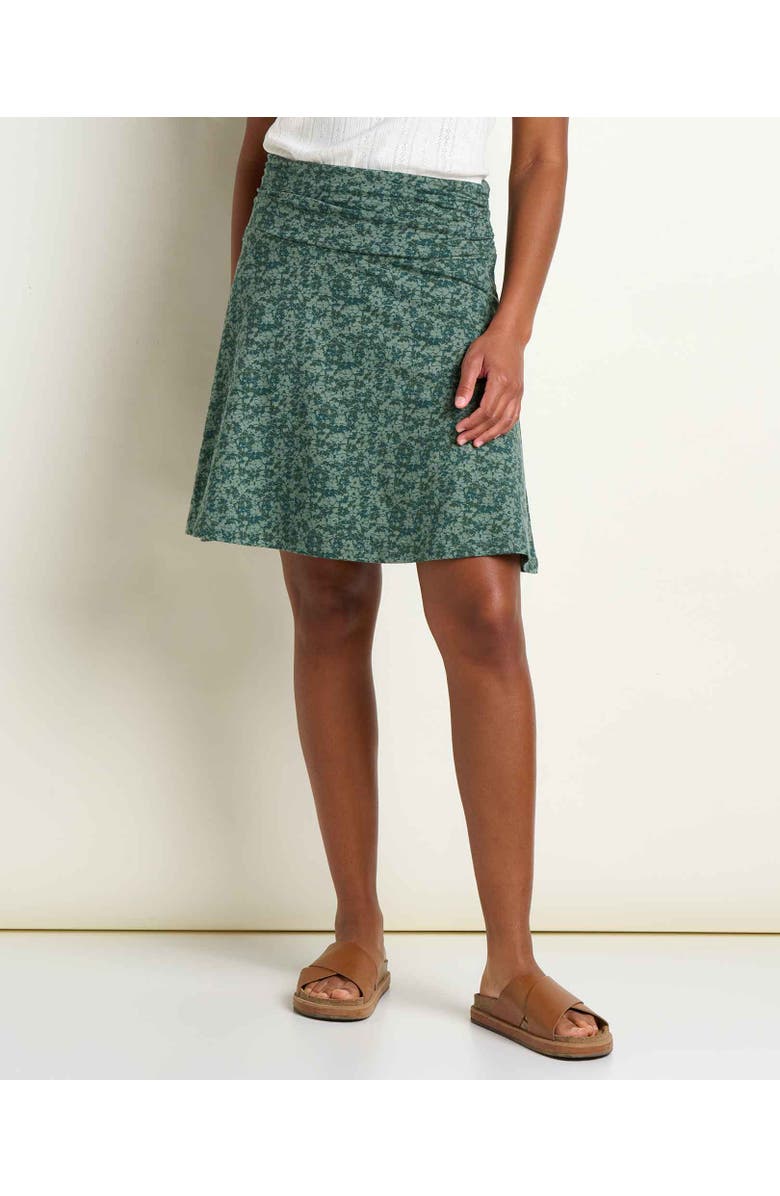 Toad & Co Chaka Skirt, Main, color, Cilantro Print